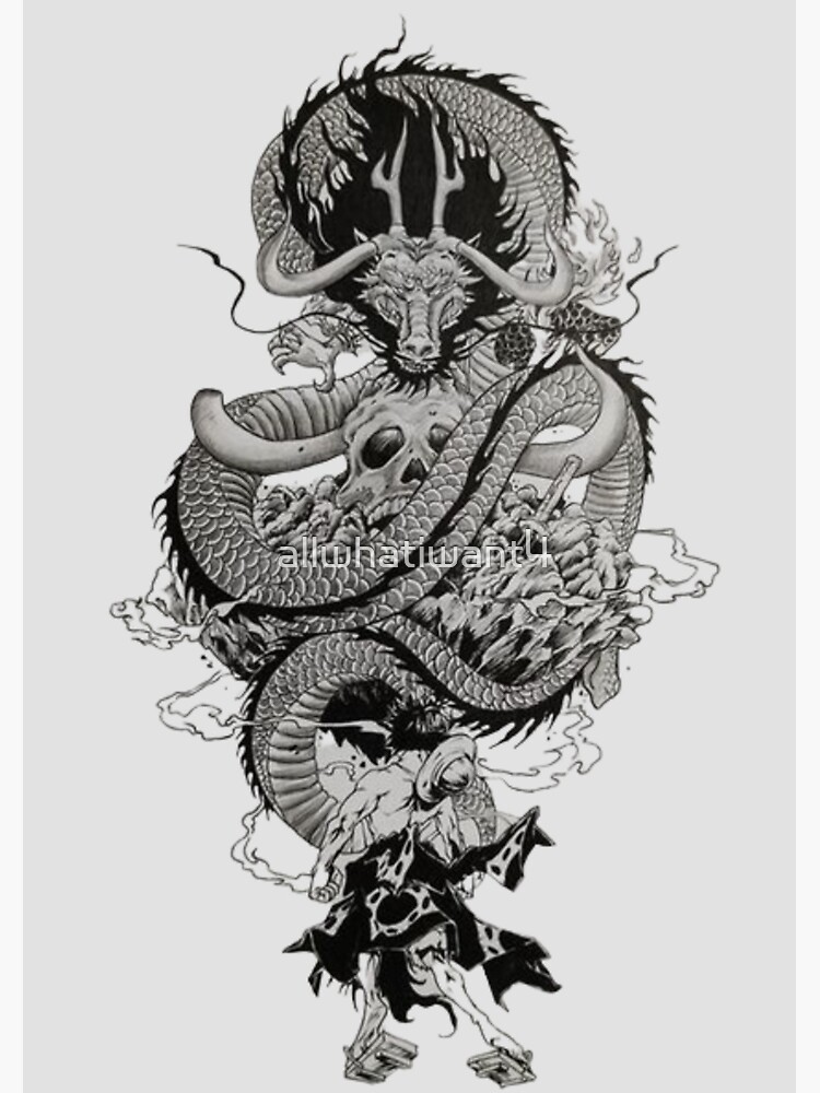 Dragon Kaido - one piece, an art print by One piece World - INPRNT
