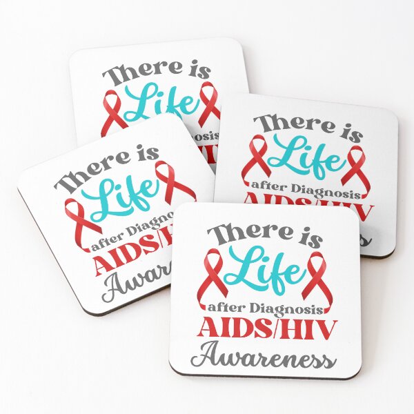 Item preview, There is life after diagnosis!  AIDS/HIV Awareness, World AIDS day designed and sold by LadyRebelFL.