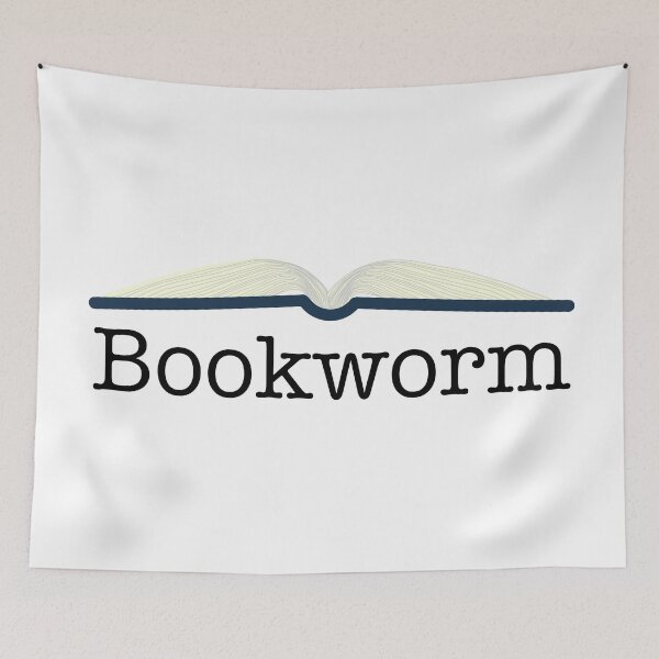 Item preview, Bookworm Sticker designed and sold by Marianna's Meraki.