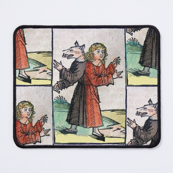 Item preview, Medieval Creature Meme - Werewolf designed and sold by VintageManiac.