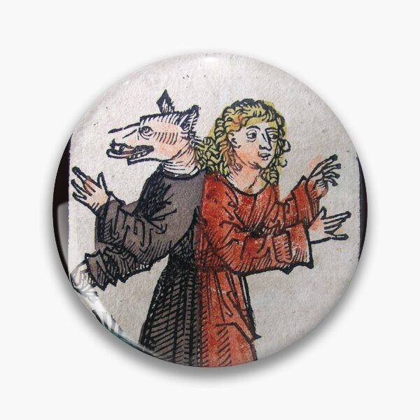 Item preview, Medieval Creature Meme - Werewolf designed and sold by VintageManiac.