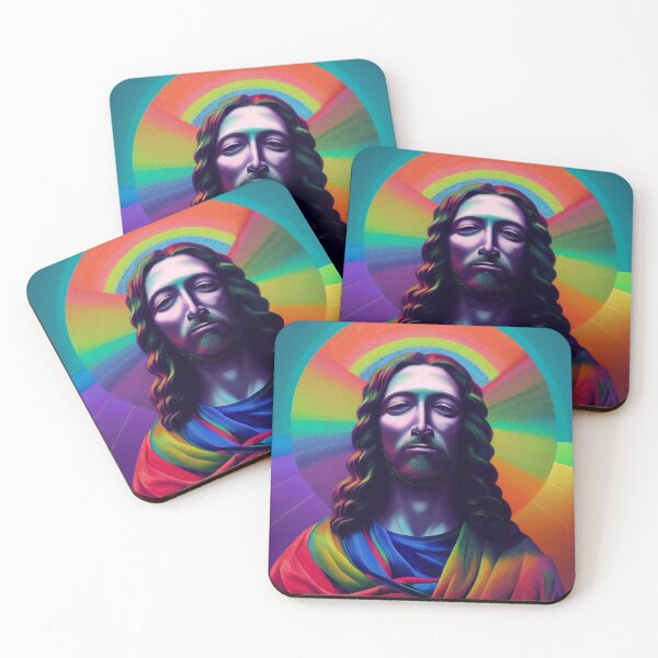 Item preview, surreal artwork of jesus "i saw that" meme image designed and sold by imaargo.