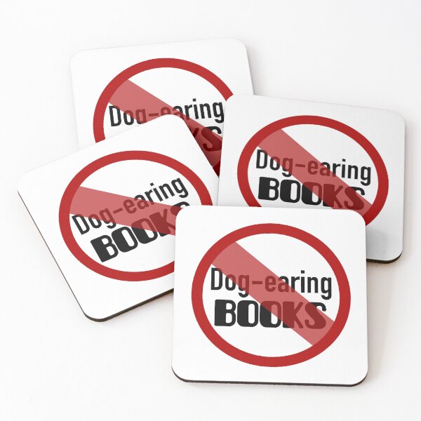 Item preview, No Dog Earing Books Sticker designed and sold by Marianna's Meraki.