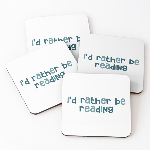Item preview, I'd Rather Be Reading Sticker designed and sold by Marianna's Meraki.