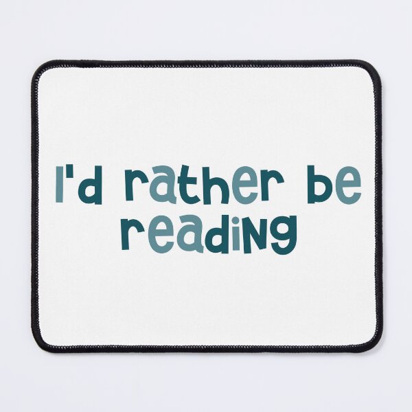 Item preview, I'd Rather Be Reading Sticker designed and sold by Marianna's Meraki.