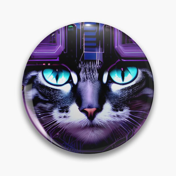 Item preview, Cyberpets Feline,cat, feline, pet , cyberpunk Edgerunners inspired , anime, manga T-Shirt designed and sold by AISHOPPE.