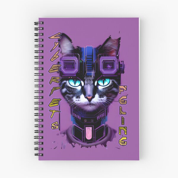 Item preview, Cyberpets Feline,cat, feline, pet , cyberpunk Edgerunners inspired , anime, manga T-Shirt designed and sold by AISHOPPE.