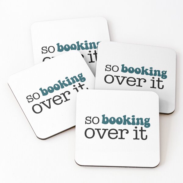 Item preview, So Booking Over it Sticker designed and sold by Marianna's Meraki.