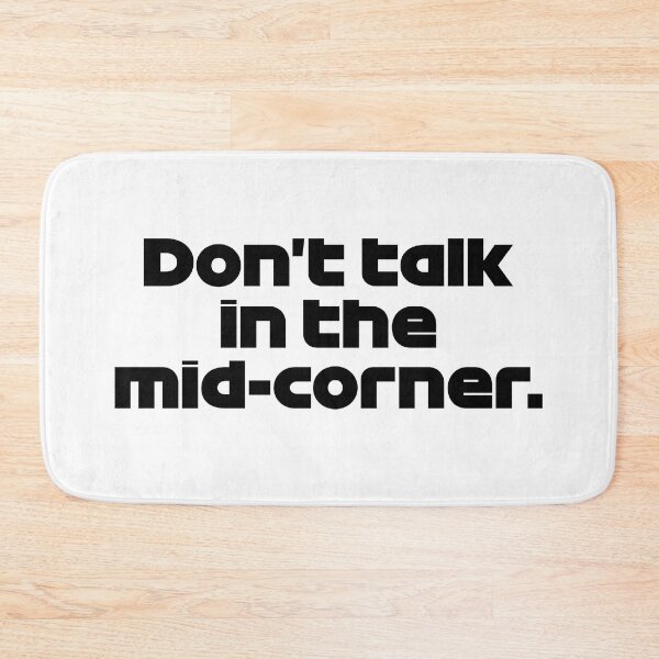 Item preview, ZHO. Don't Talk Mid-Corner - Best Team Radio Suzuka GP 2022 (Black) designed and sold by FilipeFerreira.