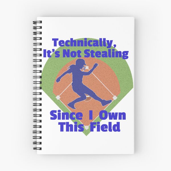 Item preview, I Own This Field - Softball Player Stealing Home designed and sold by Batty4Boba.