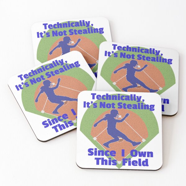 Item preview, I Own This Field - Softball Player Stealing Home designed and sold by Batty4Boba.