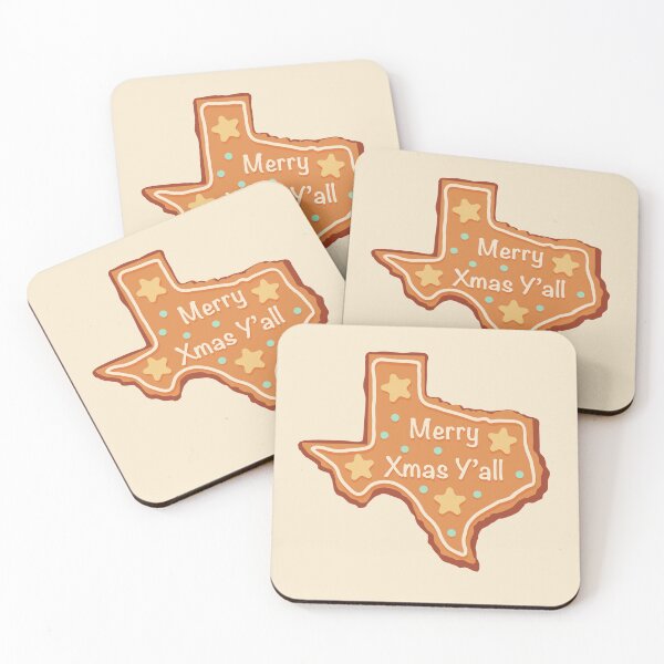 Item preview, Texas Gingerbread Merry Xmas Y'all  designed and sold by sunburstdesigns.