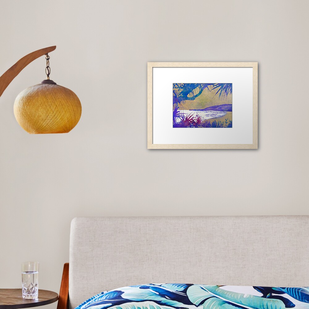 Let's Sit in the Shade Framed Art Print