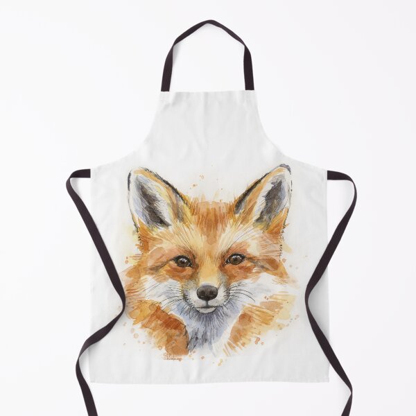 Item preview, Fox Watercolor Painting designed and sold by Olga Shvartsur.