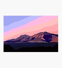 Flatirons: Boulder, CO Photographic Print