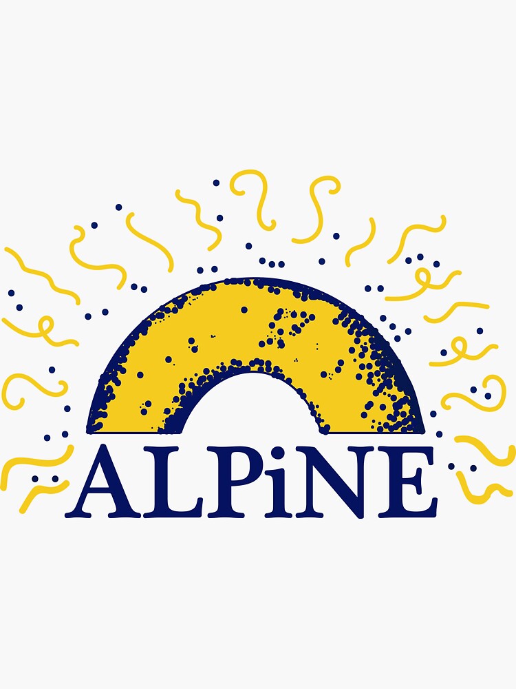 "UNC Alpine Bagel" Sticker by lucyburnhams Redbubble