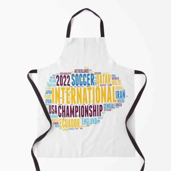Item preview, Qatar International Soccer Championship 2022 Teams Word Cloud designed and sold by MimsTees.