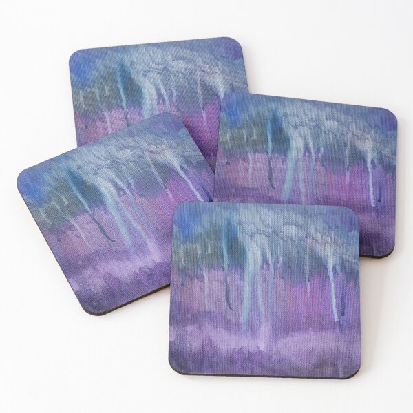 Item preview, Purple Moody Abstract Jellyphant drip storm designed and sold by robinyukiko.