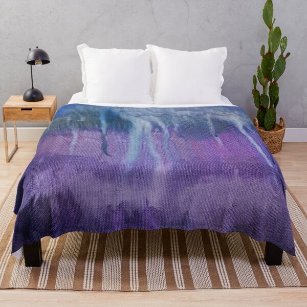 Item preview, Purple Moody Abstract Jellyphant drip storm designed and sold by robinyukiko.