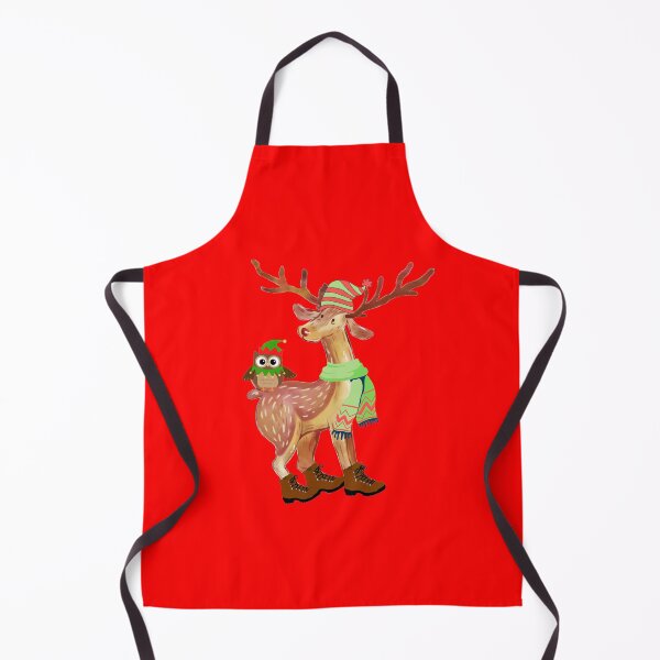 Item preview, Christmas Reindeer and Owl designed and sold by GasconyPassion.