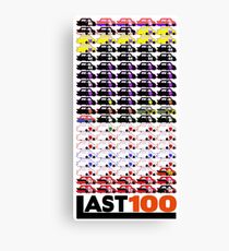 #LAST100 Paint Schemes 1991-2017 Canvas Print