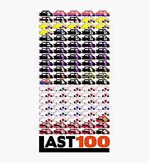 #LAST100 Paint Schemes 1991-2017 Photographic Print