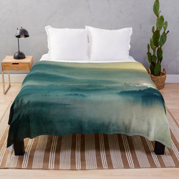 Item preview, Early Morning Foggy Landscape Misty Mountains designed and sold by trajeado14.
