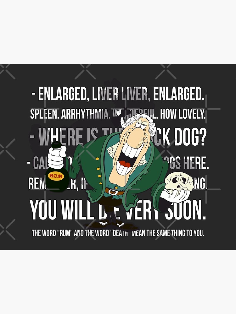 Dr. Livesey - text version Art Board Print for Sale by PigForday