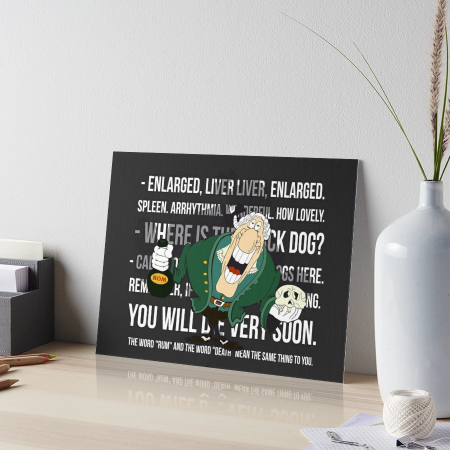 dr. livesey meme Art Board Print for Sale by DSuZumeR