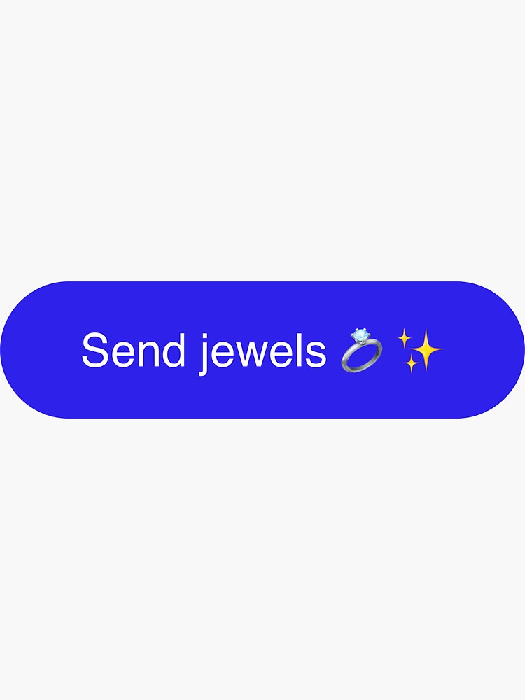 "Send jewels ring emoji" Sticker for Sale by BambaluniDegla Redbubble