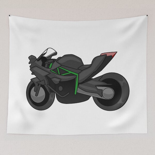 Item preview, Kawasaki H2R simple style designed and sold by MotorcycleLove.