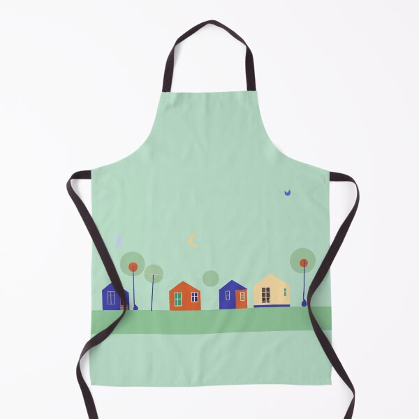 Item preview, Contempory image featuring houses and trees. designed and sold by janesg.
