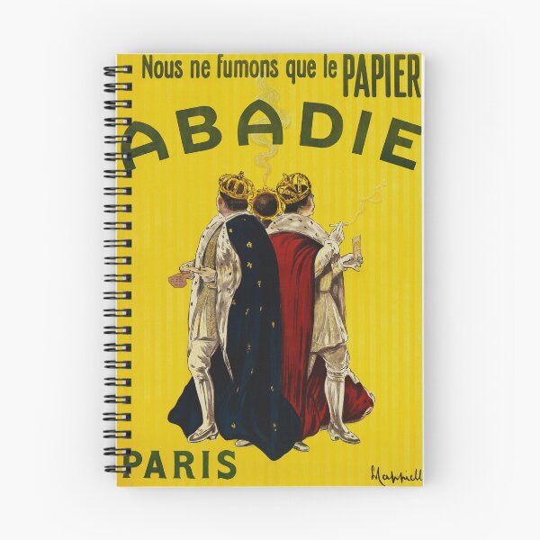 Artikelvorschau, Wir rauchen nur mit Papier ABADIE PARIS 1911 Vintage Poster von Leonetto Cappiello entworfen und verkauft von retroposters.