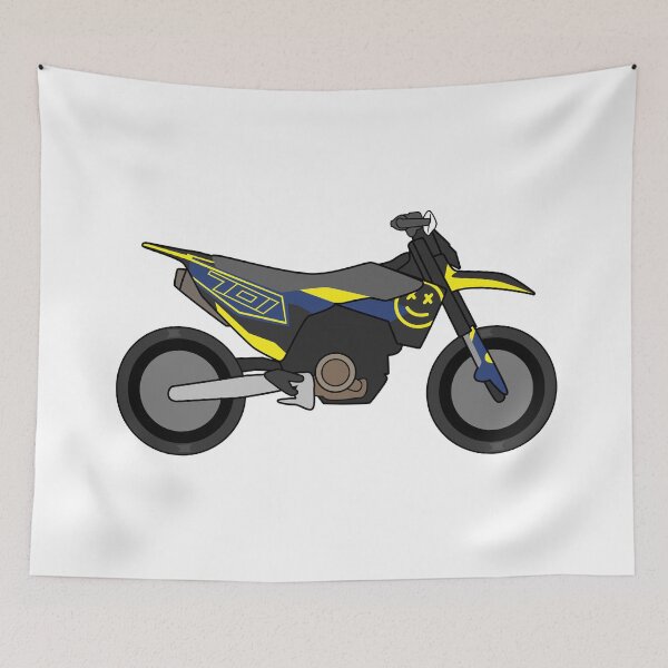 Item preview, Husqvarna 701 black simple style designed and sold by MotorcycleLove.