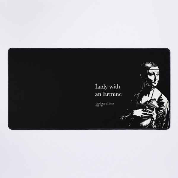 Item preview, 'Lady with an Ermine' by Leonardo da Vinci Fine Art Illustration designed and sold by rpalesca.