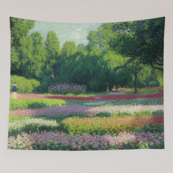 Item preview, Beautiful Garden Flowers Expressionist Painting designed and sold by trajeado14.