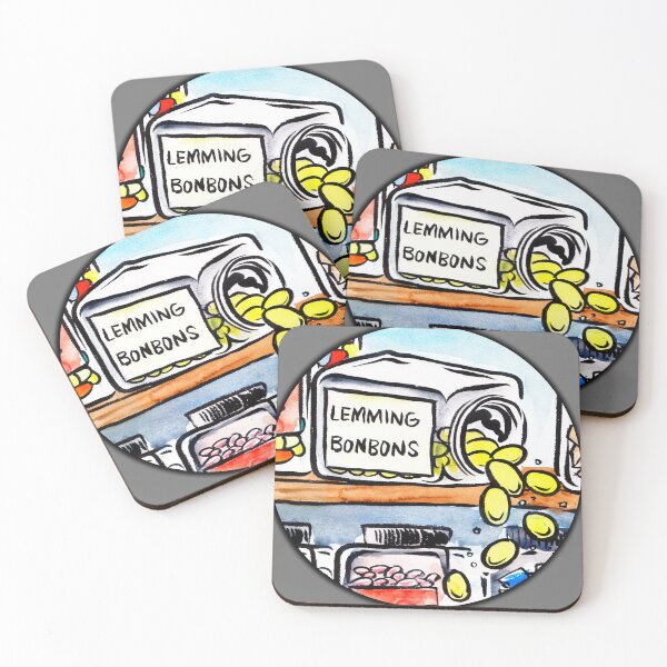 Item preview, Lemming Bon Bons cartoon designed and sold by cartoonelli.