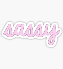 sassy Sticker