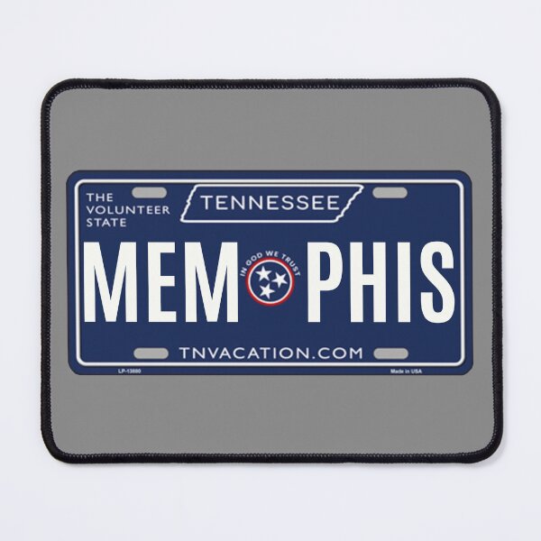 Item preview, Memphis Tennessee License Plate designed and sold by dmbdana.