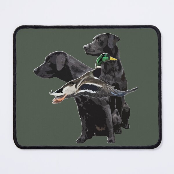 Item preview, Minimalist Flying Mallard and Labradors Design for Duck Hunters and Duck Hunting designed and sold by LifeCrush.