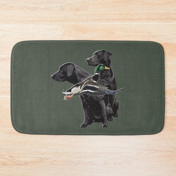Item preview, Minimalist Flying Mallard and Labradors Design for Duck Hunters and Duck Hunting designed and sold by LifeCrush.