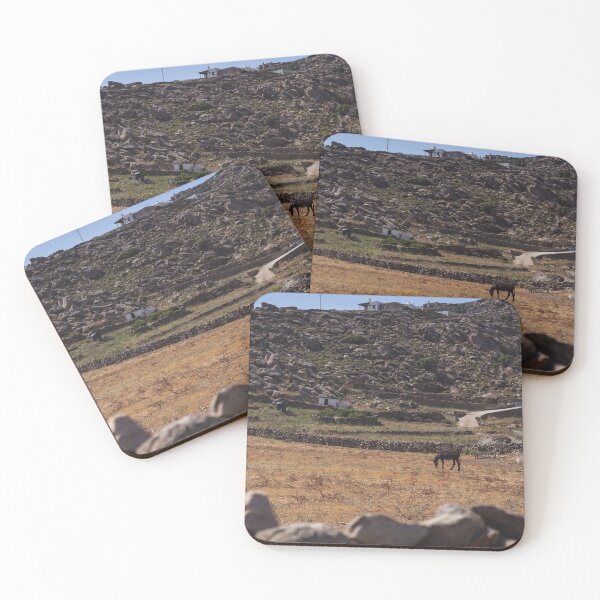 Item preview, Donkey in the Mykonian hills, Mykonos designed and sold by jessicagoodsell.