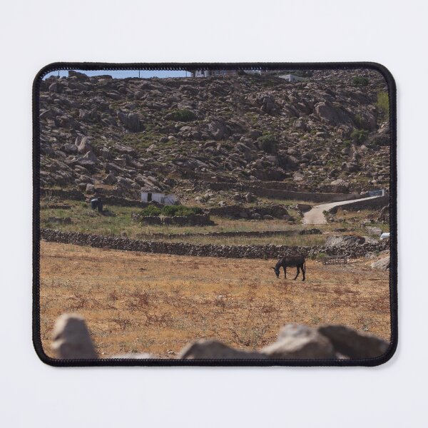 Item preview, Donkey in the Mykonian hills, Mykonos designed and sold by jessicagoodsell.