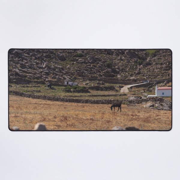 Item preview, Donkey in the Mykonian hills, Mykonos designed and sold by jessicagoodsell.