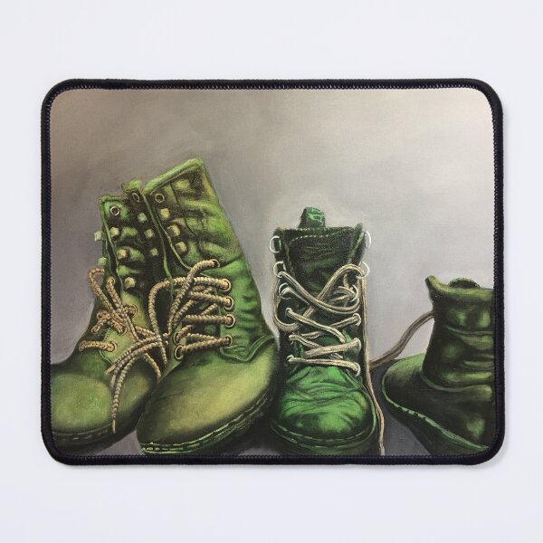 Item preview, Green work boots designed and sold by Michael Arnold.