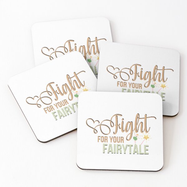 Item preview, Fight for your fairytale motivational saying designed and sold by Emotionville.