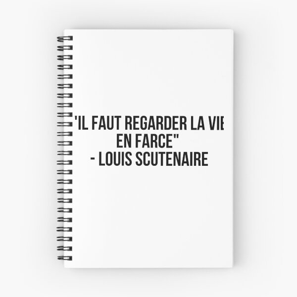 Aperçu de l'œuvre  "Il faut regarder la vie en farce" - Louis Scutenaire créée et vendue par LiteraryQuotes.