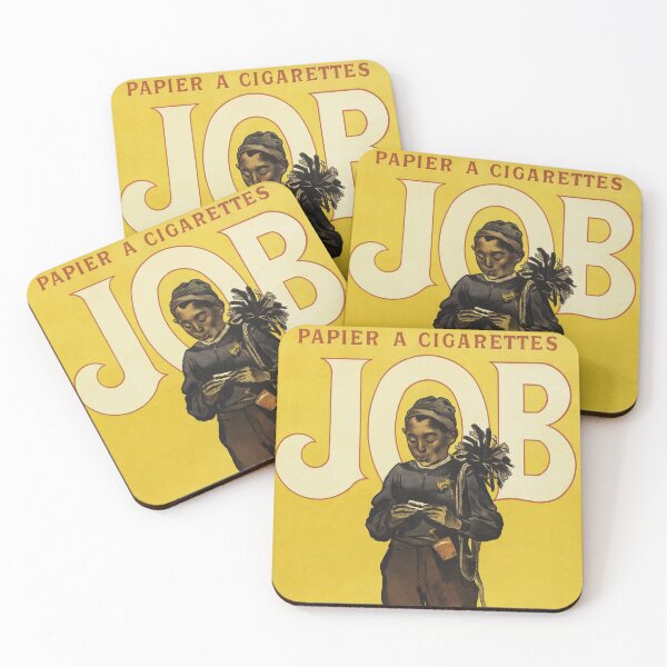 Artikelvorschau, Papier A Zigaretten JOB Tabak Zigarettenpapier 1895 Französisches Jugendstilplakat von Firmin Bouisset entworfen und verkauft von retroposters.