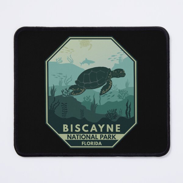 Item preview, Biscayne National Park Turtle Retro Emblem designed and sold by KrisSidDesigns.