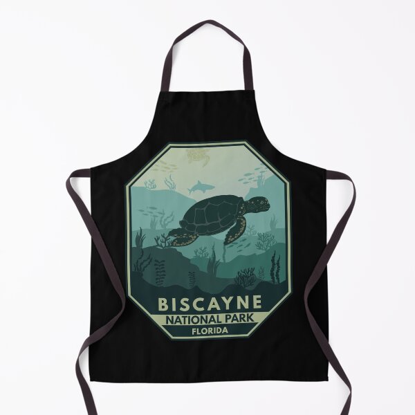 Item preview, Biscayne National Park Turtle Retro Emblem designed and sold by KrisSidDesigns.